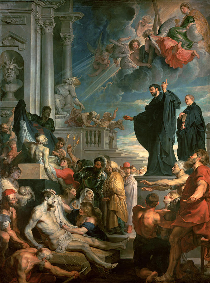 Peter Paul Rubens Painting - The miracles of St  Francis Xavier  #2 by Peter Paul Rubens