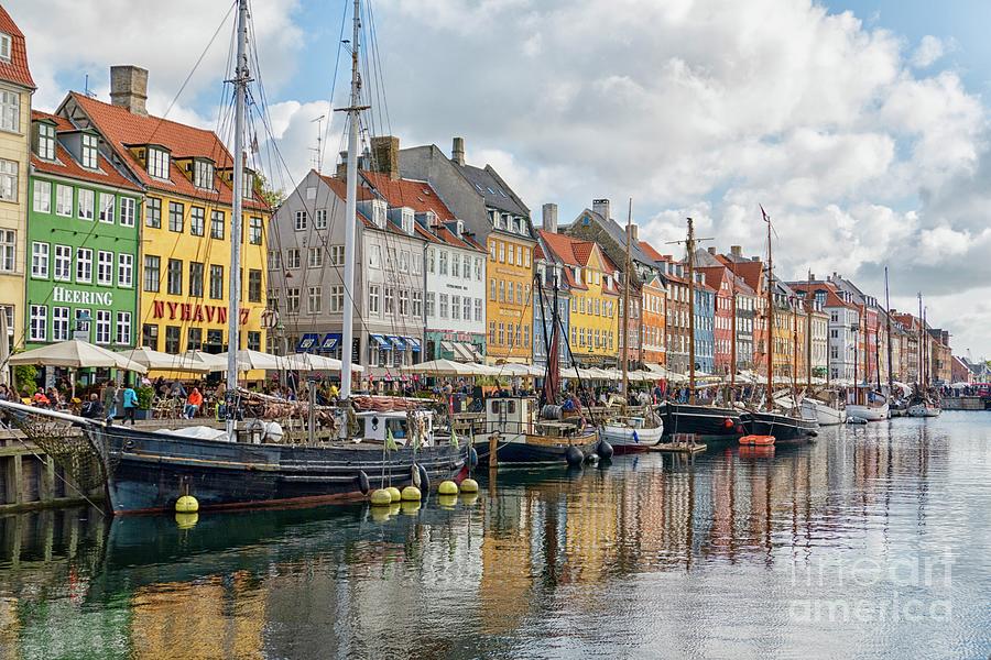 Beautiful Nyhavn Canal In Copenhagen Photograph