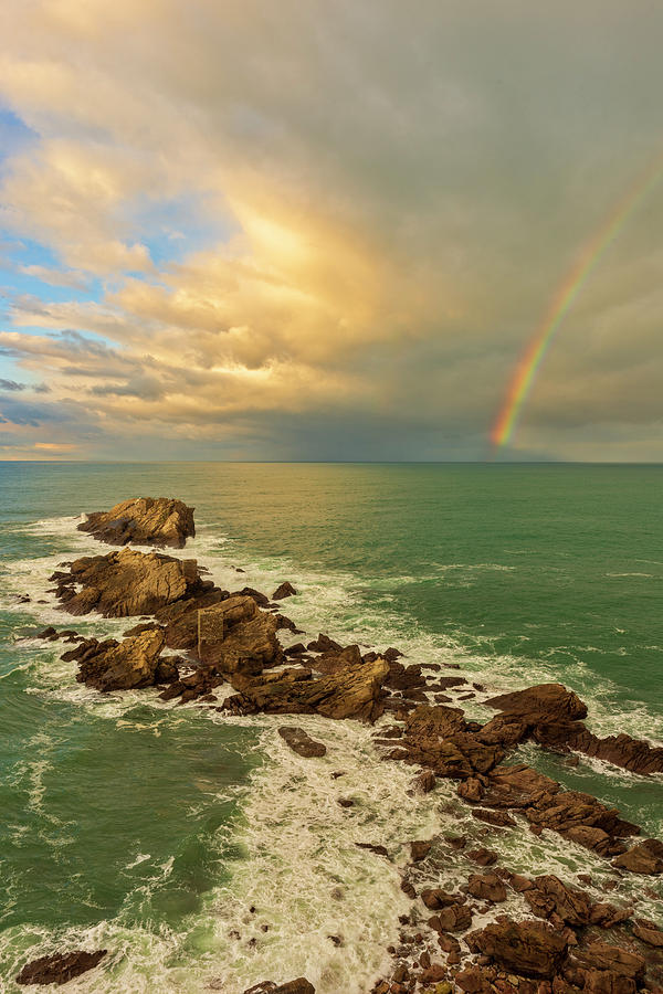 The rainbow on the coast of Zarautz in Guipuzcoa by Vicen Photography The rainbow on the coast of Zarautz in Guipuzcoa by Vicen Photography