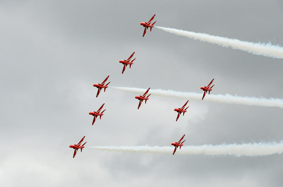The Red Arrows #2 Photograph by Gordon James