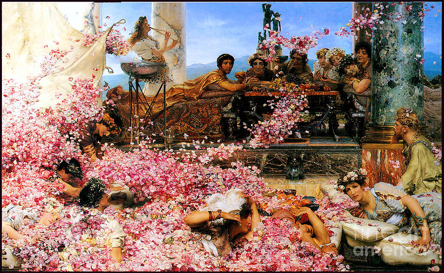 The Roses of Heliogabalus 1888 #2 Painting by Sir Lawrence Alma Tadema