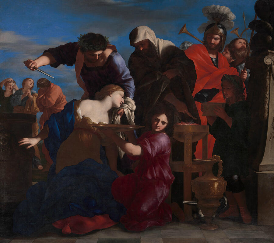 The Sacrifice of Polyxena by Giovanni Francesco Romanelli The Sacrifice of Polyxena by Giovanni Francesco Romanelli