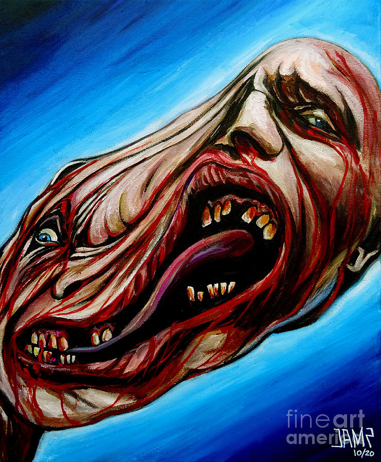 The Thing Painting - The thing by Jose Mendez The Thing Painting - The thing by Jose Mendez