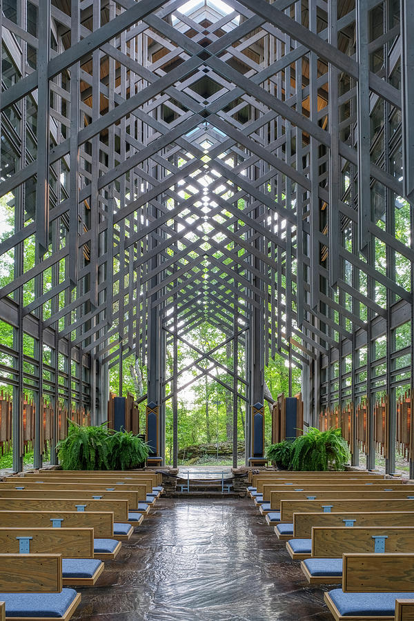 The Thorncrown Chapel Eureka Springs Arkansas Photograph by Robert Bellomy