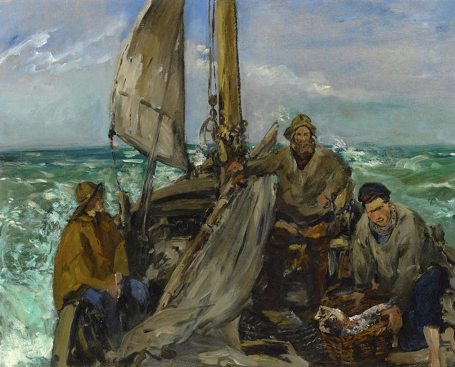 Edouard Manet Painting - The Toilers of the Sea #2 by Edouard Manet