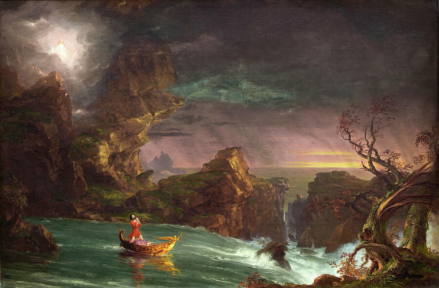 The Voyage of Life Manhood 1842 #2 Painting by Thomas Cole The Voyage of Life Manhood 1842 #2 Painting by Thomas Cole