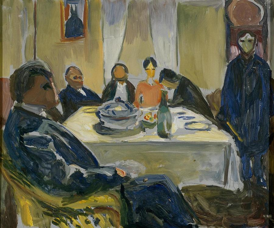 The Wedding of the Bohemian Painting by Edvard Munch | Pixels