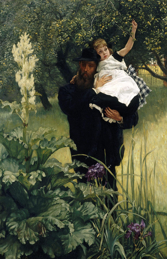 James Tissot Painting - The Widower  #2 by James Tissot