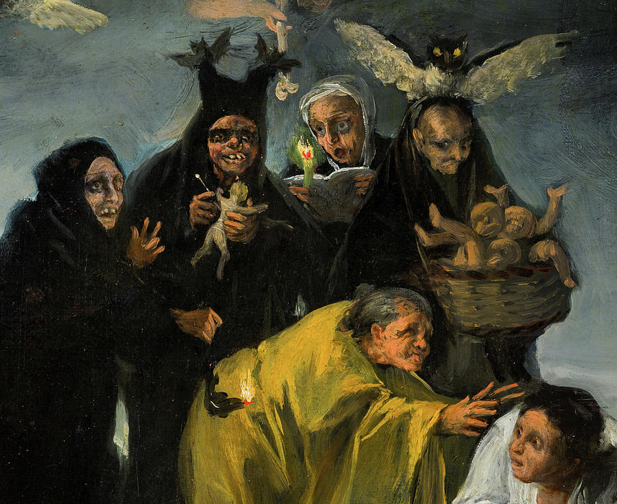 Magic Painting - The Witches Sabbath, 1797-1798 by Francisco Goya