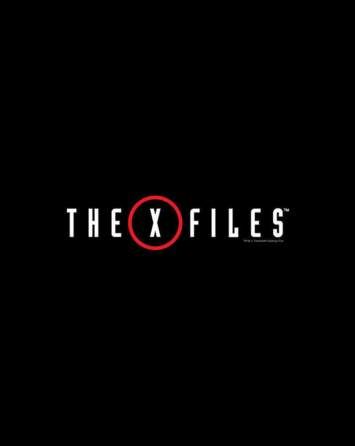 The X Files White Logo Digital Art by Andy Nguyen