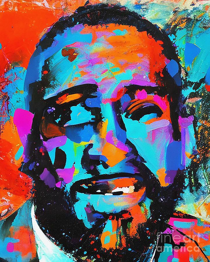 Thelonious Monk Abstract Art Mixed Media by Lisa Von - Fine Art America