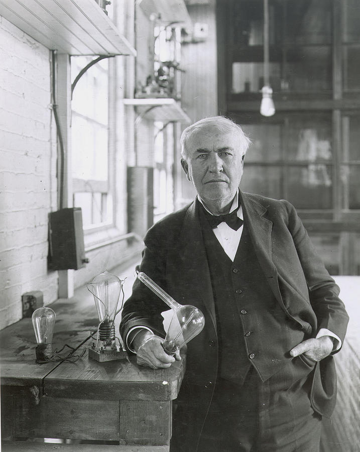 Thomas Edison #2 Photograph by Granger