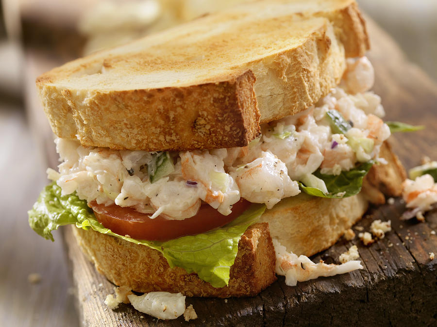 Toasted Seafood Salad Sandwich #2 Photograph by LauriPatterson