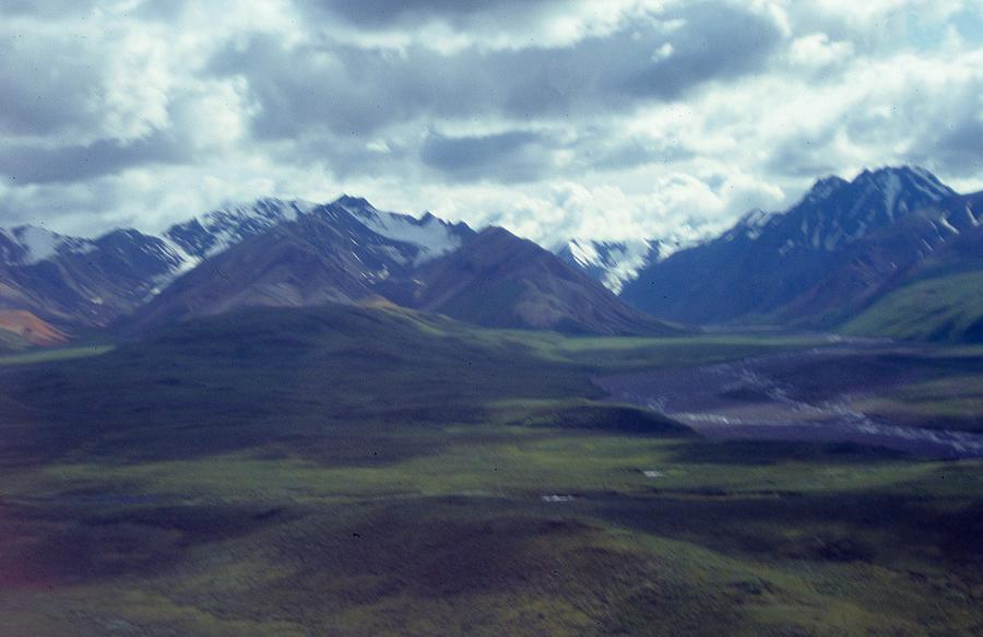 Toklat River and Alaska Range Near Fairbanks #2 Photograph by Lawrence Christopher