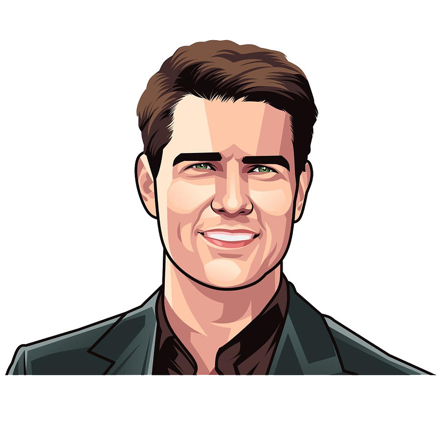 Tom Cruise Digital Art by Awan Gun - Fine Art America