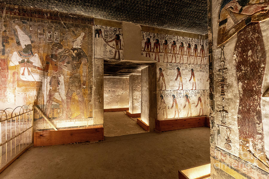 Tomb of Sety I in the valley of King in Egypt Photograph by Didier ...