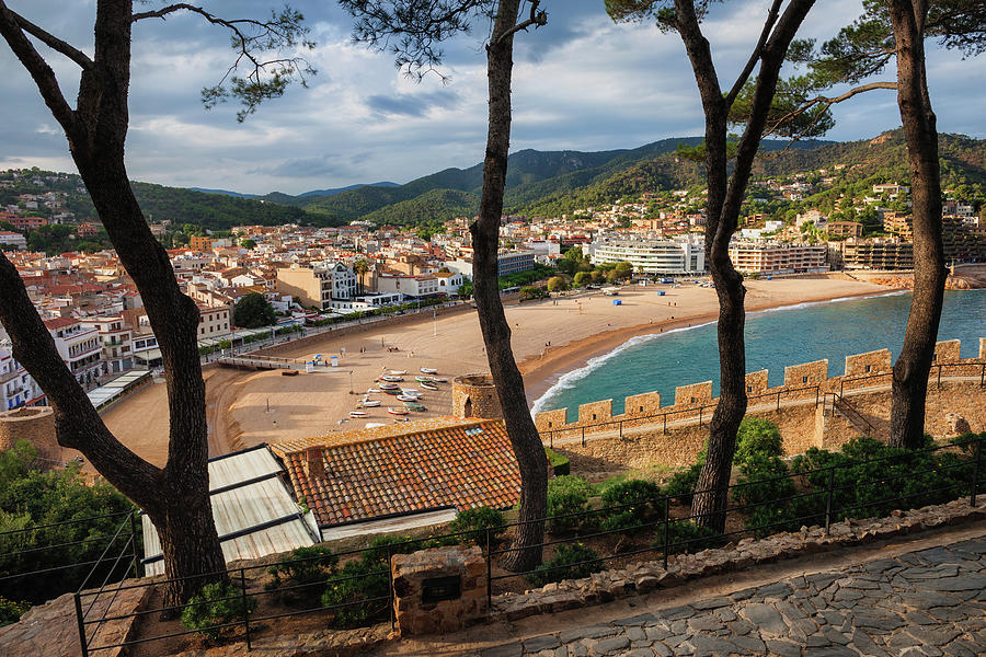 Town of Tossa de Mar on Costa Brava in Spain #2 Photograph by Artur Bogacki