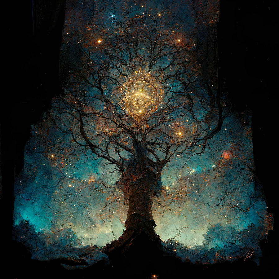 Tree of Life III #2 Painting by Vart