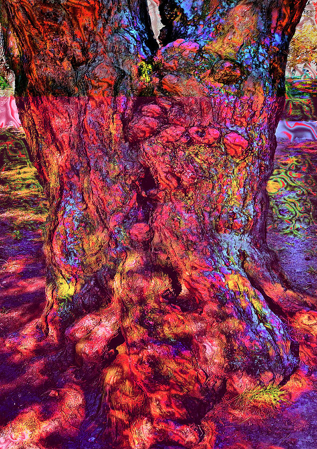 Tree Trunk. Digital Art