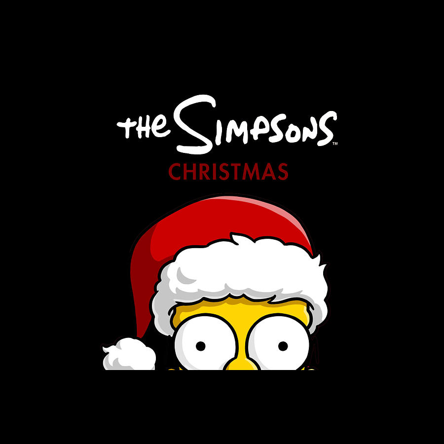 Trending Design Merry Christmas Happy New Year The Simpsons Digital Art ...