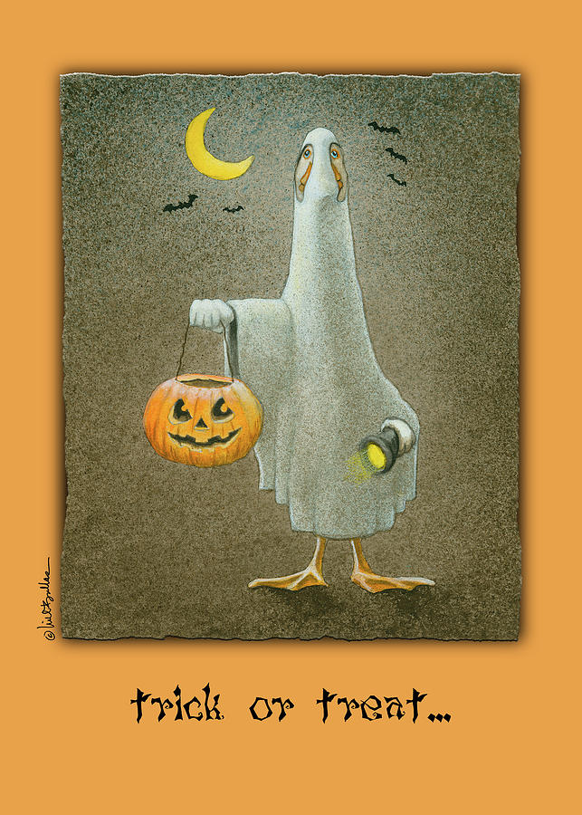 Trick Or Treat... #2 Painting by Will Bullas