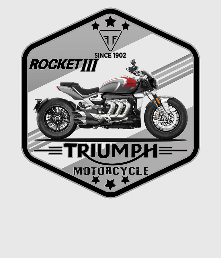 Triumph rocket 3 Digital Art by Ramkumar GR - Fine Art America