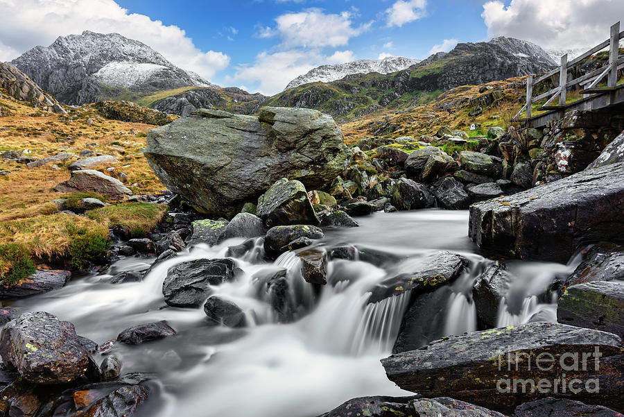 Tryfan Mountain Rapids Snowdonia #2 Photograph by Adrian Evans