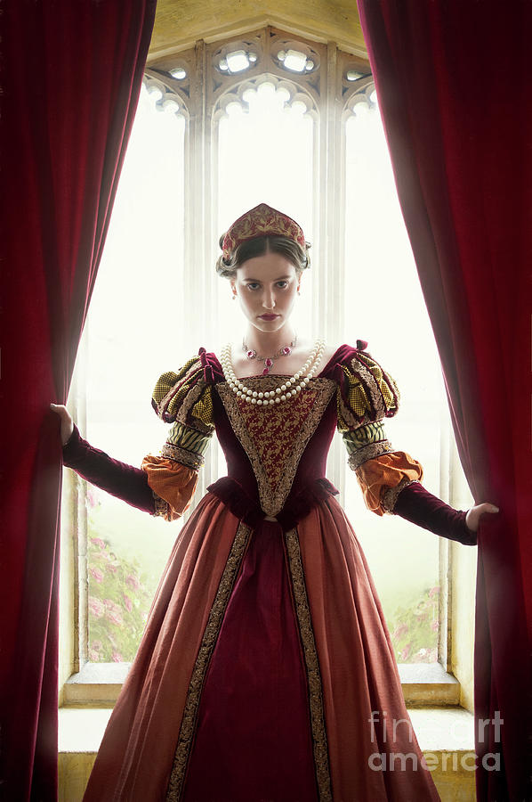 Tudor Woman At The Window  #2 Photograph by Lee Avison