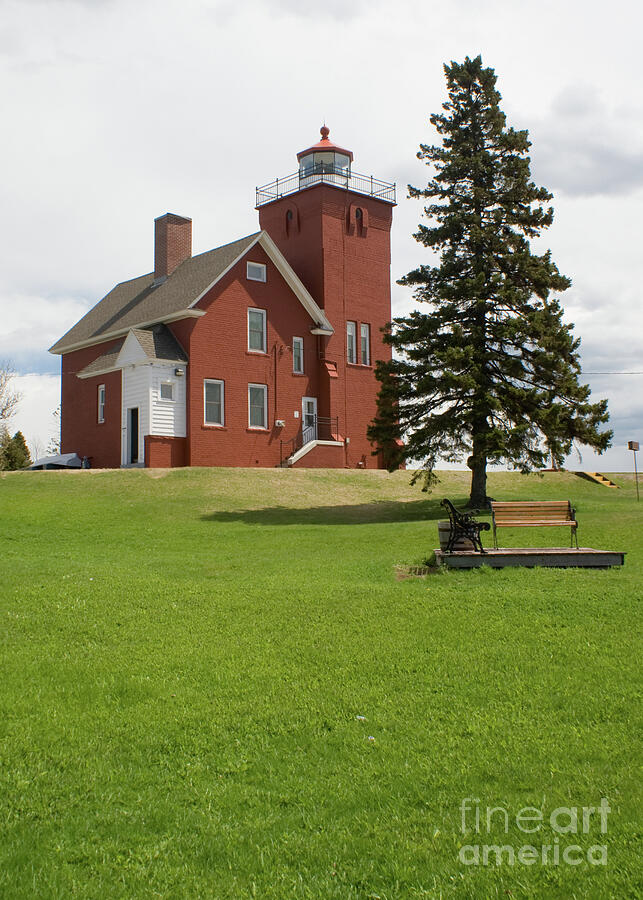 Two Harbors Lighthouse  Minnesota #2 Photograph by Anthony Totah