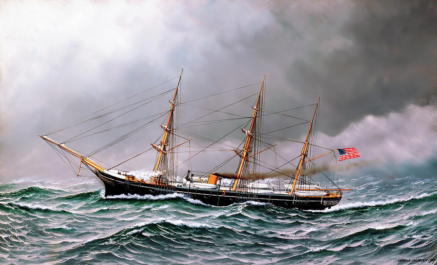 U. S. S. Galena Painting