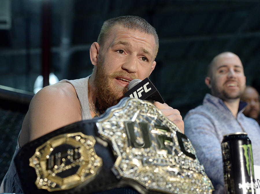 UFC 196 McGregor vs. Diaz Press Conference #2 Photograph by Kevork Djansezian