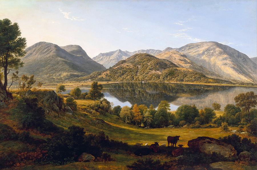 Vintage Painting - Ullswater, Early Morning #2 by John Glover