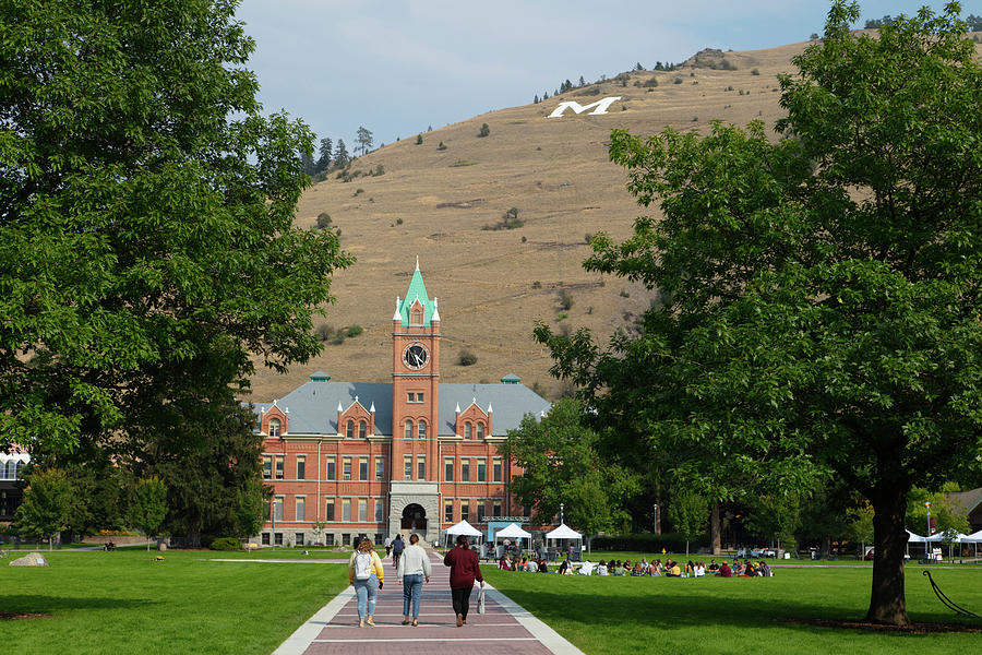 University Hall at the University of Montana Photograph by Eldon McGraw ...