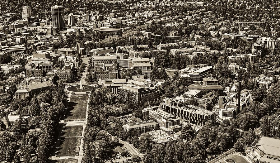 University of Washington Campus Photograph by Mountain Dreams | Fine ...