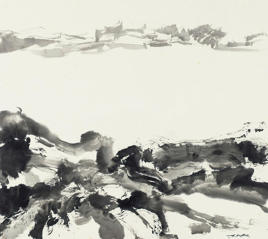 Untitled Painting - Untitled by Zhao Wu Ji Untitled Painting - Untitled by Zhao Wu Ji