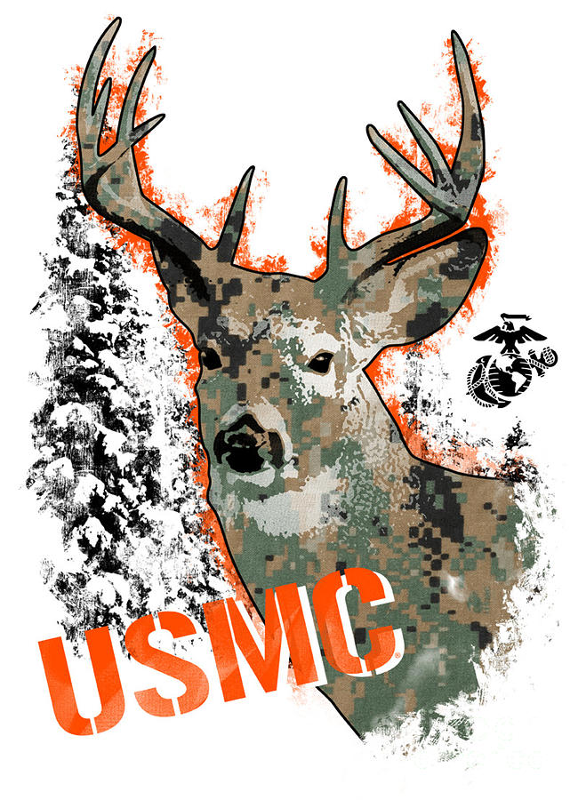 U.s Marine Corps Digital Art by Tiffany Gaskins | Fine Art America