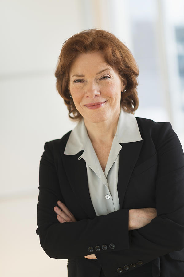 USA, New Jersey, Jersey City, Portrait of senior businesswoman #2 Photograph by Tetra Images