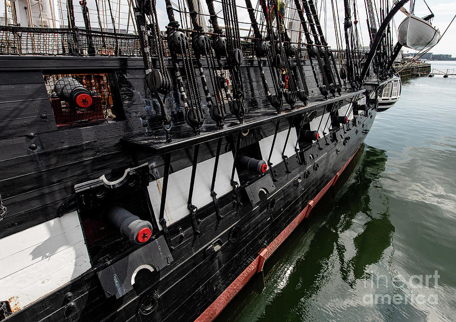 USS Constitution at Charlestown Navy Yard #3 Photograph by David Oppenheimer