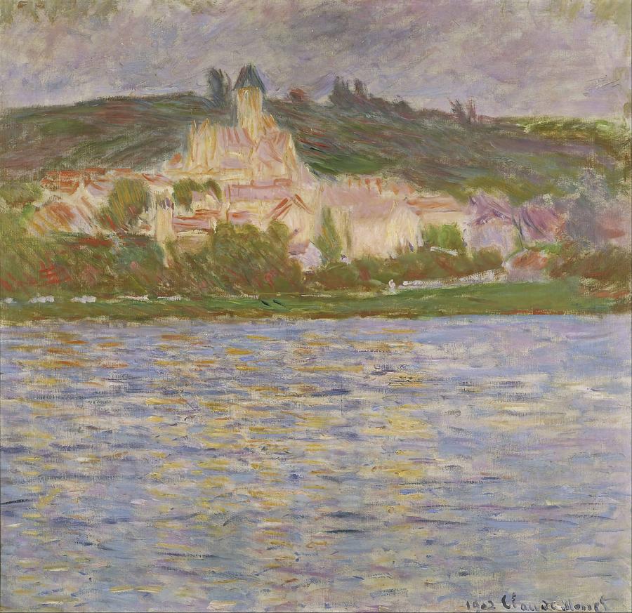 V Theuil Painting By Claude Monet Fine Art America