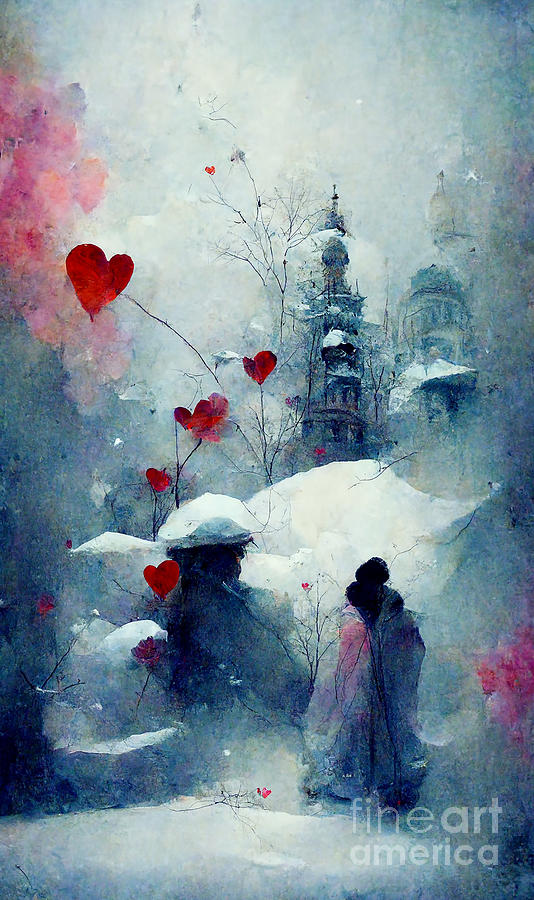 Valentine Winter Digital Art
