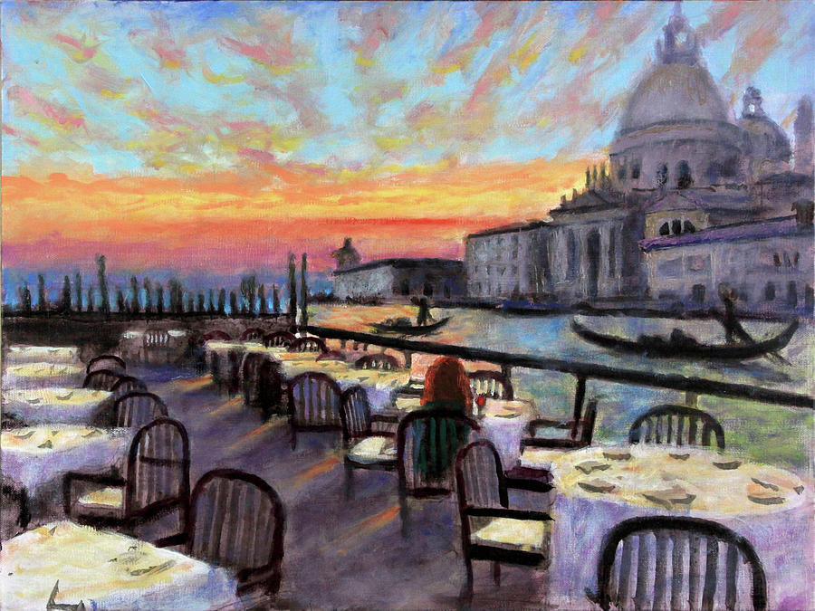 Venezia #2 Painting by David Zimmerman