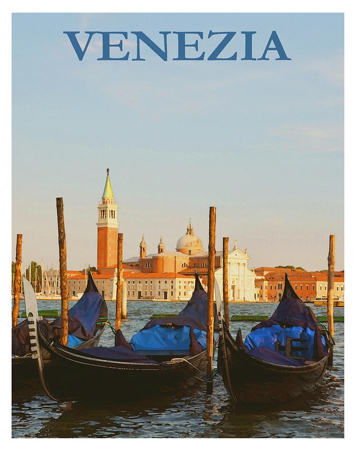 Art Poster Italy Venice City of Water Vintage Tour Travel 20x30 24x36 T483 