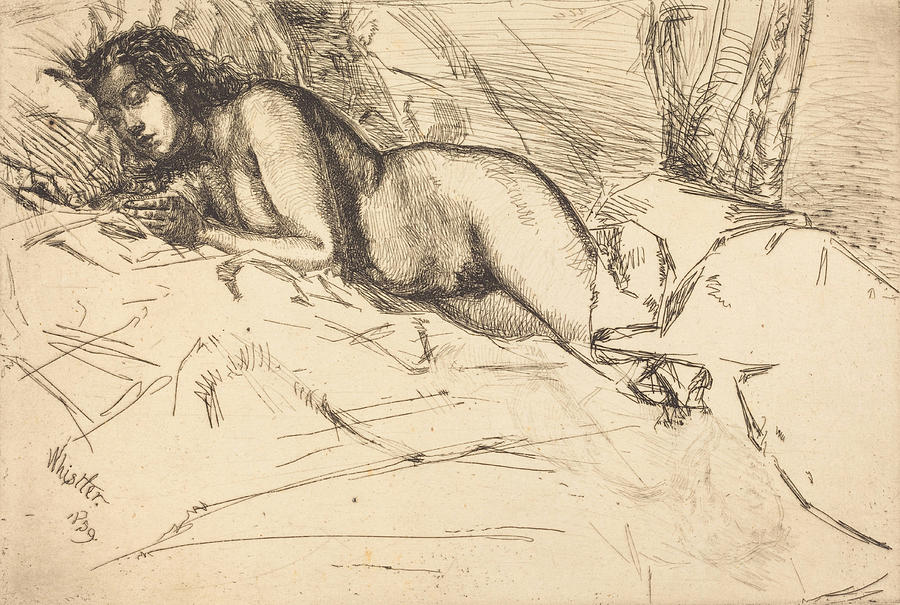 Venus #3 Drawing by James McNeill Whistler