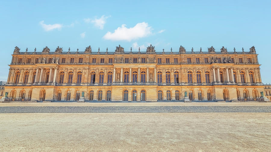 Architecture Photograph - Versailles Palace #2 by Manjik Pictures