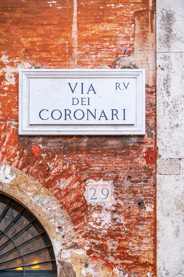 Via dei Coronari - Rome #2 Photograph by Alan Copson