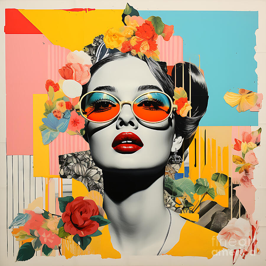 Vibrant Pop Art Collages Very Creative Abstract By Asar Studios Painting