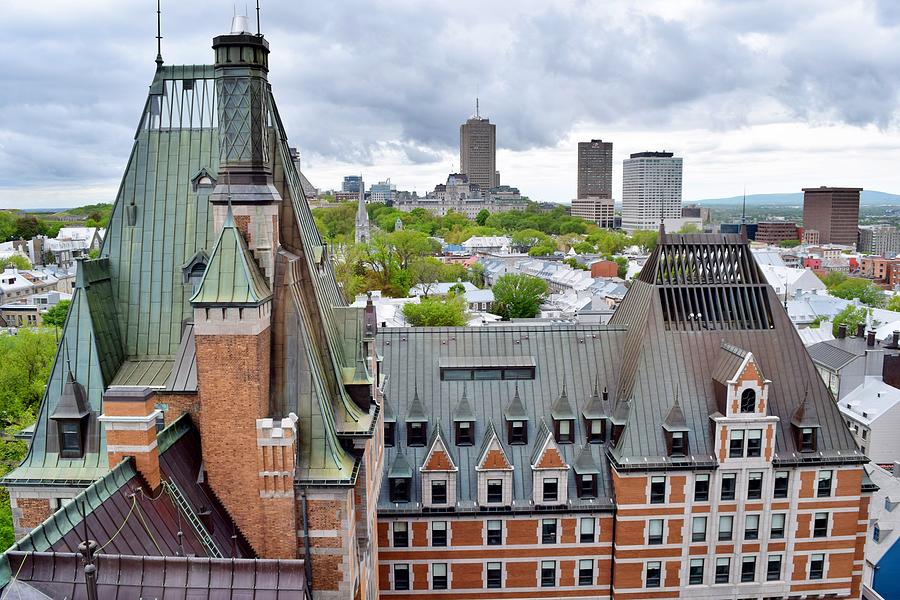 View from Le Chateau Frontenac Quebec City - photo by Lucie Dumas #2 Photograph by Lucie Dumas