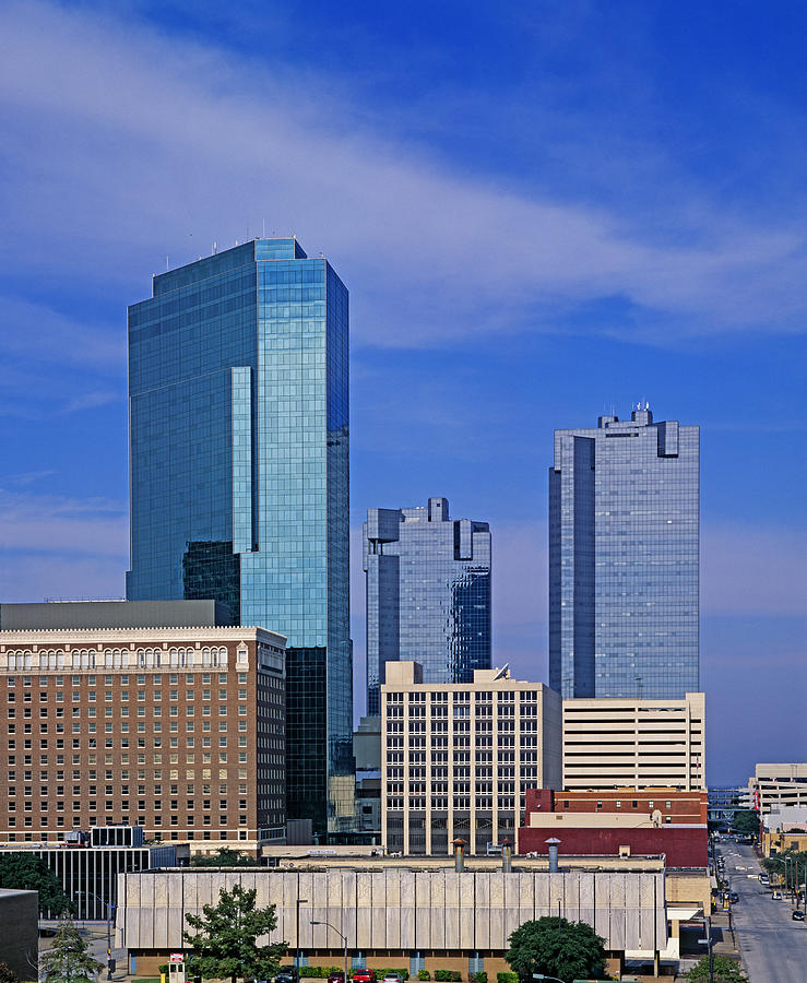 View of downtown Fort Worth #2 Photograph by Murat Taner