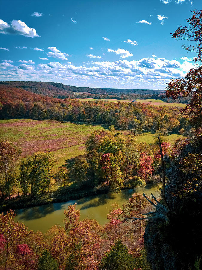 View of Missouri Fall Foliage Photograph by Lake Therapy Fine Art America