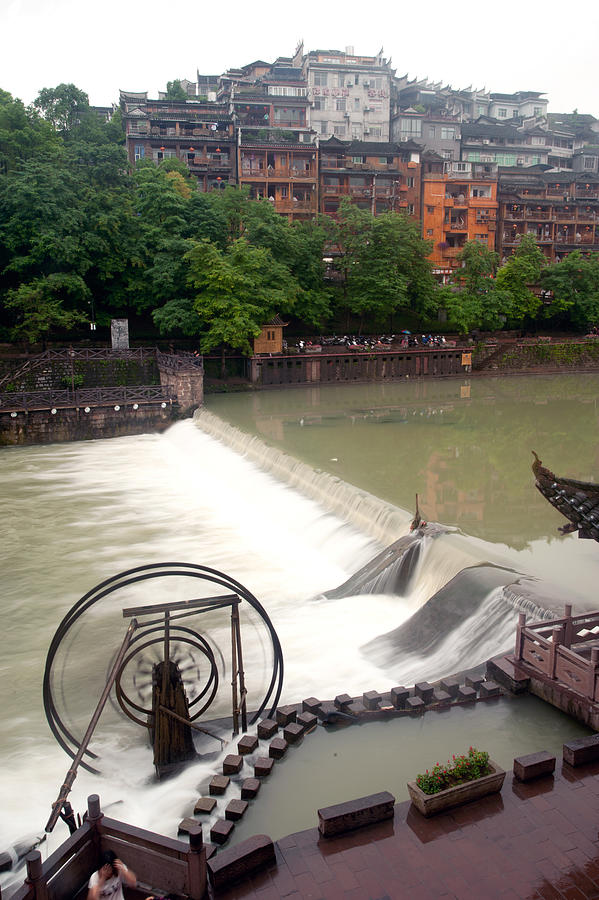 View of the Phoenix town ( Fenghuang ancient city ). #2 Photograph by Topten22photo